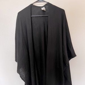 Black flows cardigan